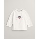 детска,тениска,детски,облекла,gant,big,logo,t,shirt,infants,white,110