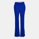 дамски,панталони,off,white,women,s,high,waisted,slim,fit,split,hem,trousers,blue