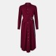 рокля,дамски,поли,и,рокли,biba,tie,shirt,dress,burgundy