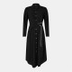 рокля,дамски,поли,и,рокли,biba,tie,shirt,dress,black