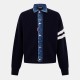 dsquared2,men,s,knitted,cardigan,navy,blue