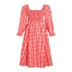 рокля,дамски,поли,и,рокли,дамски,облекла,размер,miso,mm,check,dress,ld61,red,white
