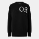 пуловер,дамски,плетени,дрехи,off,white,women's,logo,crew,neck,jumper,black