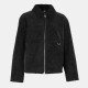 яке,represent,men,s,tailored,fit,shearling,jacket,jet,black