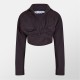 къса,блуза,дамски,ризи,off,white,twist,front,crop,top,dark,grey