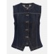 дамски,потник,jjxx,women,s,denim,sleeveless,shirt,dark,blue,denim