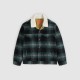 яке,levis,men,s,levi,s,denim,sherpa,relaxed,fit,jacket,grey,plaid