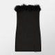 рокля,дамски,поли,и,рокли,missy,empire,feather,trim,strapless,mini,dress,black