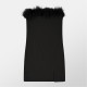 рокля,дамски,поли,и,рокли,missy,empire,feather,trim,strapless,mini,dress,black