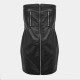 дамска,рокля,дамски,поли,и,рокли,missy,empire,zip,front,faux,leather,mini,dress,womens,black