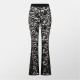 дамски,панталони,missy,empire,lace,flared,trousers,womens,black