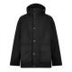 яке,barbour,international,men,s,oakdale,hooded,long,sleeve,4,pockets,full,zip,wax,jacket,black,bk71