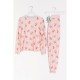 пижама,дамски,пижами,pj,salvage,salvage,sweets,treats,&,cupcake,dreams,pyjama,set,ros&#xe9;
