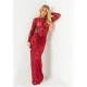 рокля,дамски,поли,и,рокли,missy,empire,open,back,maxi,dress,red