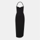 дамска,рокля,дамски,поли,и,рокли,missy,empire,twist,back,slinky,maxi,dress,womens,black