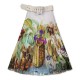 пола,поли,и,къси,панталони,off,white,floral,belted,skirt,green,fuchsia