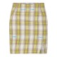 пола,поли,и,къси,панталони,off,white,check,print,mini,skirt,beige,yellow