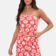 дамски,топове,i,saw,it,first,printed,bandeau,top,red