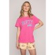 риза,с,къс,ръкав,дамски,пижами,pj,salvage,short,sleeved,shirt,beere