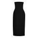 дамска,рокля,дамски,поли,и,рокли,off,white,women,s,fitted,stretch,bodycon,dress,black