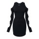 рокля,дамски,поли,и,рокли,off,white,cut,out,mini,dress,black,white