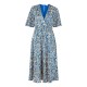 рокля,дамски,поли,и,рокли,yumi,yumi,blue,animal,print,wrap,midi,skater,dress,blue