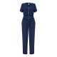 дамски,летни,гащеризони,yumi,yumi,navy,utility,jumpsuit,with,zip,detail,navy
