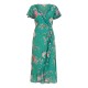 рокля,дамски,поли,и,рокли,yumi,yumi,green,satin,crane,print,wrap,dress,green
