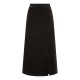 пола,поли,и,къси,панталони,yumi,yumi,black,velvet,skirt,with,front,slit,black