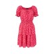 рокля,дамски,поли,и,рокли,mela,london,mela,london,red,heart,printed,bardot,skater,dress,red