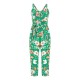 дамски,летни,гащеризони,mela,london,mela,london,green,floral,print,culotte,jumpsuit,green