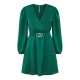 рокля,дамски,поли,и,рокли,mela,london,mela,london,green,satin,wrap,dress,with,buckle,waist,green