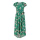 рокля,дамски,поли,и,рокли,mela,london,mela,london,green,animal,print,dipped,hem,wrap,dress,green
