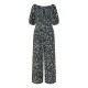 дамски,летни,гащеризони,mela,london,mela,london,black,daisy,sweetheart,neckline,jumpsuit,black