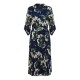 рокля,дамски,поли,и,рокли,mela,london,mela,london,navy,floral,print,gold,buckle,midi,dress,navy