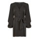 рокля,дамски,поли,и,рокли,mela,london,mela,london,green,balloon,sleeve,shirt,dress,black