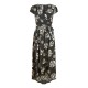 рокля,дамски,поли,и,рокли,mela,london,mela,london,black,rose,print,dipped,hem,wrap,dress,black