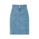 дамска,пола,yumi,women,s,patch,pocket,denim,skirt,blue