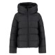 яке,дамски,якета,и,палта,barbour,international,women's,olivios,hooded,long,sleeve,full,zip,short,puffer,jacket,black