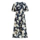 рокля,дамски,поли,и,рокли,mela,london,mela,london,navy,floral,print,midi,wrap,dress,navy