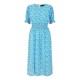 рокля,дамски,поли,и,рокли,mela,london,mela,london,blue,floral,shirred,waist,midi,dress,blue