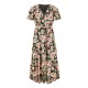 рокля,дамски,поли,и,рокли,mela,london,mela,london,black,floral,wrap,dress,with,dipped,hem,black