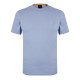 тениска,мъжки,тениски,boss,mens,boss,orange,tales,t,shirt,with,logo,patch,premium,cotton,sky,blue
