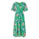 рокля,дамски,поли,и,рокли,yumi,yumi,green,floral,tiered,hem,midi,dress,green
