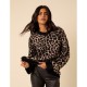 пуловер,дамски,плетени,дрехи,nobodys,child,leopard,jacquard,oversized,jumper,multi