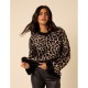 пуловер,дамски,плетени,дрехи,nobodys,child,nc,leopard,jacquard,oversized,jumper,multi