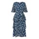 рокля,дамски,поли,и,рокли,yumi,yumi,navy,floral,frill,layer,midi,dress,navy