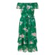 рокля,дамски,поли,и,рокли,yumi,yumi,green,floral,bardot,midi,dress,green