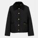 яке,дамски,якета,и,палта,barbour,women's,anise,corduroy,collar,short,sleeve,quilted,jacket,black,ancient