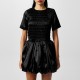 дамска,рокля,дамски,поли,и,рокли,amylynn,women,s,eleanor,shirred,mini,peplum,dress,black